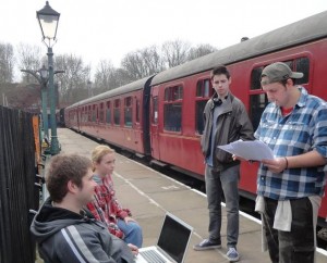 Behind the scenes with Ross and Jack on The Railway Carriage